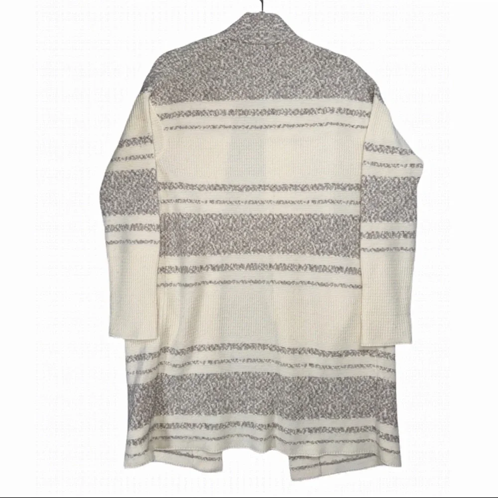 Athleta Womens Open-Front Wool Cashmere Panorama Stripe Cardigan Sweater XS‎